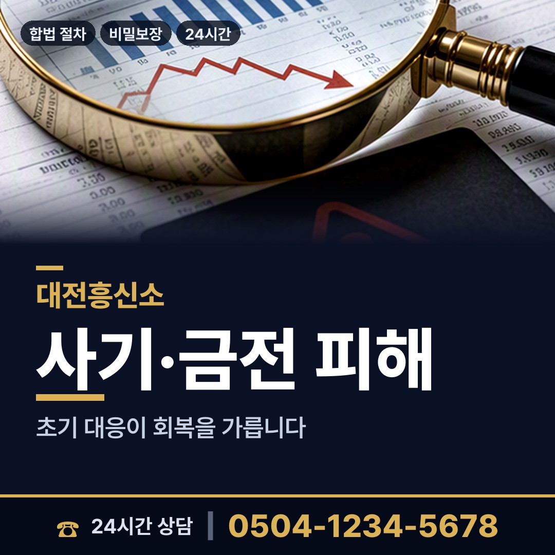 대전 정림동 사기꾼찾기 상담 안내